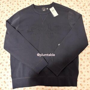 Ralph Lauren Men's Dark Blue Crewneck Sweater